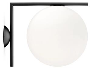 Flos - IC Lights Ceiling/Wall 2 Outdoor/Indoor, Black - Vägglampor utomhus - Michael Anastassiades - Svart