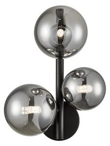 Vägglampa MILA 3xG9/9W/230V svart/grå