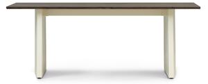 Normann Copenhagen - Panel Table 90 x 200 cm Cream Dark Brown - Matbord - Simon Legald - Brun - Metall/Trä
