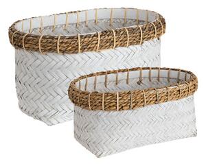 DAVAO Rect Basket 2-set - White