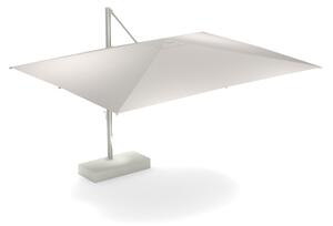 EMU - 985 Shade 3X4 Lat Sun Umbrella w/ Large Base White 23, White 01, Base 23 - Parasoll