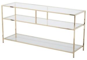 SHELBY Console Table, Large - Polerad Mässing