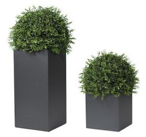 LINNÉ Flower Pots - Antracit 40x40x40cm