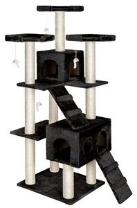 Tectake 400560 katt klösträd / klösmöbel knuti - svart