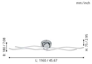 Eglo 31996 - LED Takbelysning RONCADE LED/40W/230V