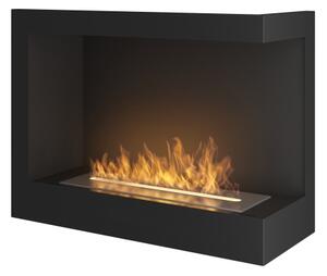 InFire - Hörn BIO eldstad 45x60 cm 3kW svart