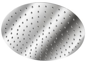 Tectake 401602 takdusch rostfritt stål rund - 30 cm