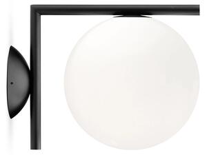 Flos - IC Lights Ceiling/Wall 1 Outdoor/Indoor Black, Black - Vägglampor utomhus - Michael Anastassiades - Svart