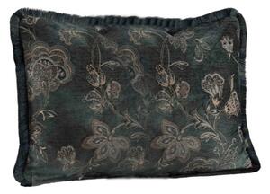 MIRALAGO FLOWER Cushioncover with fringe - Apatit 60x40cm