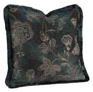 MIRALAGO FLOWER Cushioncover with fringe- Apatit 50x50cm