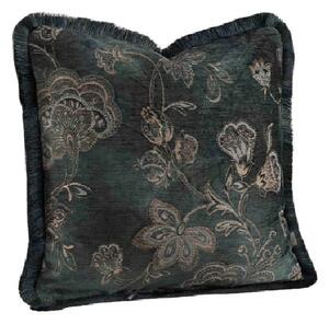 MIRALAGO FLOWER Cushioncover with fringe - Apatit 60x60cm