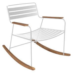 Fermob - Surprising Rocking Chair - Cotton White - Fåtöljer utomhus - Harald Guggenbichler - Metall