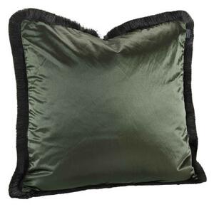 DORSIA Cushioncover with fringe - Green 60x40cm