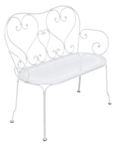 Fermob - 1900 Bench, Cotton White - Trädgårdsbänkar - Vit - Metall