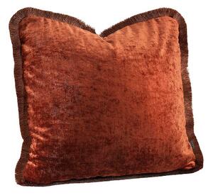 GARDA VELVET Cushioncover with fringe - Rosso 60x40cm