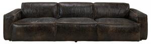 BUDDY Sofa, 4-s - Leather Fudge