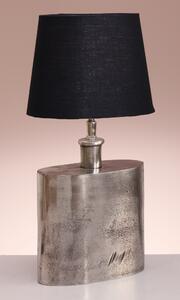 Bordslampa Lene inkl. lampskärm 40cm Silver/Svart