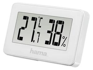 Hama - Indoor thermometer med en humidity meter 1xCR2025 vit