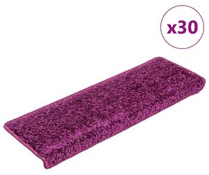 Trappmattor 30 st 65x21x4 cm violett