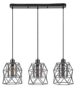 Rabalux 72113 - Ljuskrona med textilsladd EMRYS 3xE27/40W/230V