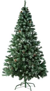 Tectake 402822 julgran plast - 180 cm, 705 spetsar och kottar grön