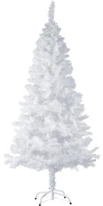 Tectake 402821 naturtrogen konstgjord julgran med metallstativ - 180 cm, 533 spetsar
