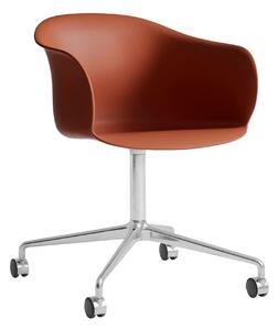 &Tradition - Elefy JH36 - Copper Brown - Polished aluminium - Kontorsstolar - Jaime Hayón - Röd