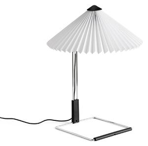 HAY - Matin Table Lamp Mirror base 300, White - Bordslampor - Inga Sempé