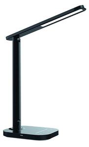 LED Justerbar ljusstyrka touch bordslampa med USB-anslutning KIARA LED/7W/230V svart