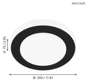 Eglo 33682 - LED Badrumsbelysning tak CARPI LED/11W/230V IP44