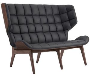 MAMMOTH Sofa - Leather: Frame-Dark Stained/Leather: Vintage Leather, Antracit 21003