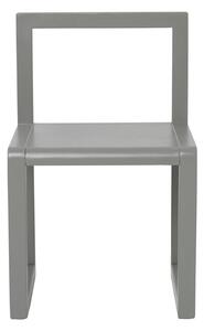 Ferm Living - Little Architect Chair Grey - Barnstolar - SAYS WHO - Grå - Trä