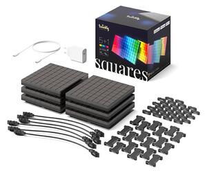 Twinkly TWQ064STW-07-BEU - KIT 6xLED RGB Panel SQUARES 64xLED 16x16 cm Wi-Fi