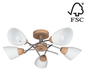 Spot-Light 8141574 - Ljuskrona VILETTA 5xE27/40W/230V