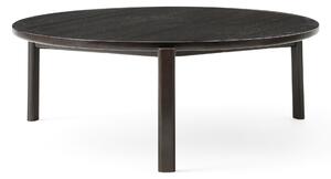 Audo Copenhagen - Passage Lounge Table 90 cm Dark Lacquered Oak - Soffbord - Krøyer-Sætter-Lassen - Träfärgad - Trä