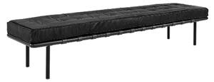 PRINCETOWN Bench 198cm – Mountain Black Leather