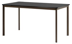 &Tradition - Drip HW58 140x80 cm Bronzed / Black Fenix Nano Laminate - Matbord - Hee Welling - Brons,Svart - MDF/Metall/Trä