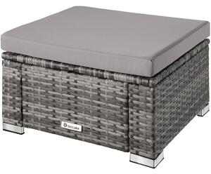 Tectake 403582 pall med dyna konstrotting - grå