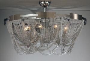 Storkedjan Plafond 8 Ljus Silver 80cm