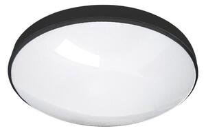 LED taklampa för badrum CIRCLE LED/12W/230V 4000K diameter 25 cm IP44 svart