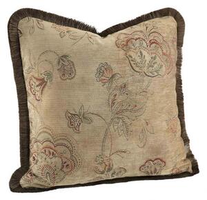MIRALAGO FLOWER Cushioncover with fringe - Beige 60x40cm