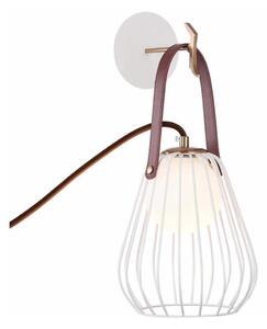 Klausen 101021 - Vägglampa MEMORY 1xG9/4W/230V vit/brun