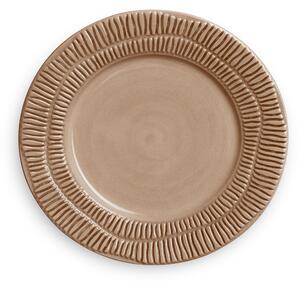 Mateus - Stripes Tallrik 21 cm Cinnamon - Mattallrikar - Brun