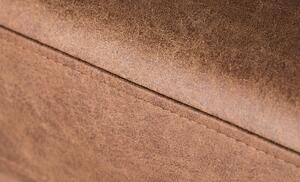 Stockholm Leather Fotpall Cognac