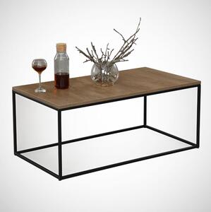 Soffbord COSCO 43x95 cm brun/svart