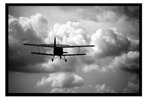 VINTAGE AIRCRAFT - Tavla utan passpartou 50 x 70 cm