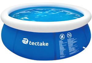 Tectake 402897 pool rund ø 240 x 63 cm - blå