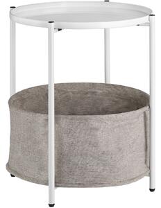 Tectake 404193 sidobord canterbury - vit