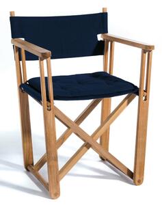 KRYSS Chair - Teak / Navy Blue