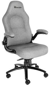 Tectake 404156 kontorsstol springsteen grå - grå